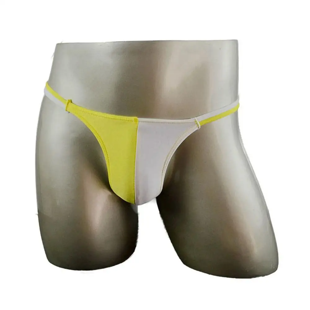 Трусы брифы # D мужские модные пикантные стринги и G в стиле пэчворк нижнее белье