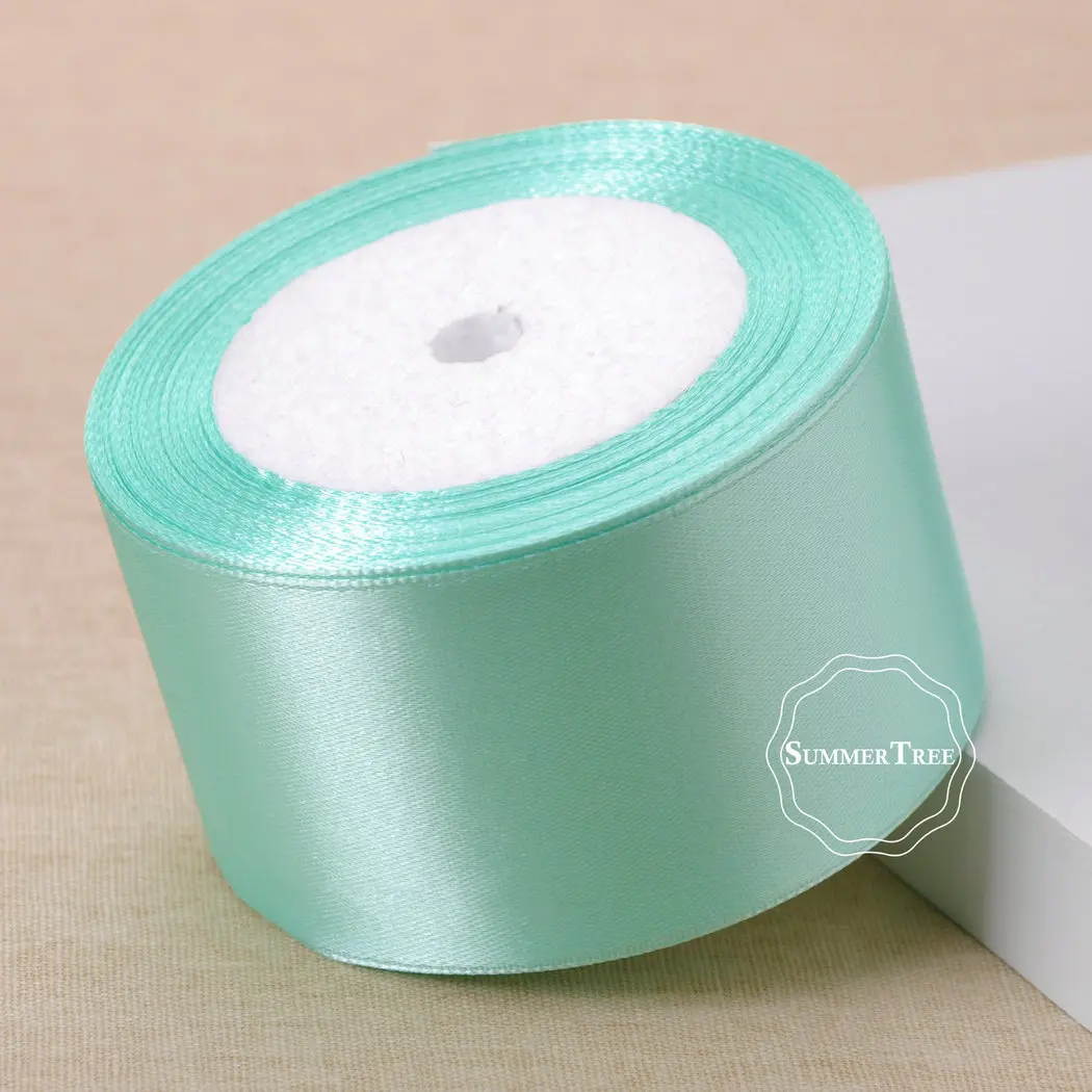 25 ярдов 2 дюйма атласная лента пояс Подарочный бант рукоделие свадебные