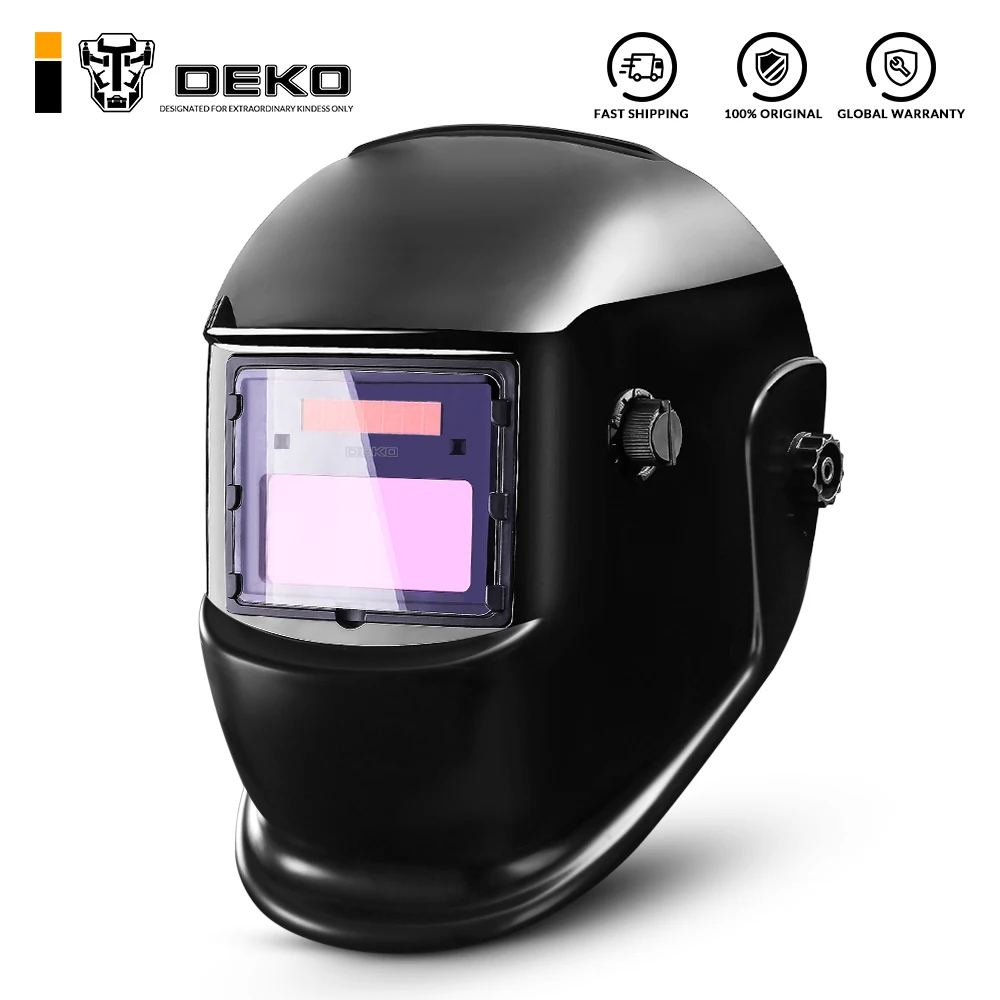 DEKO DKMZ350 Автоматическая Затемняющая сварочная маска для MIG MMA TIG сварочный шлем очки светильник фильтр сварщик паяльная работа