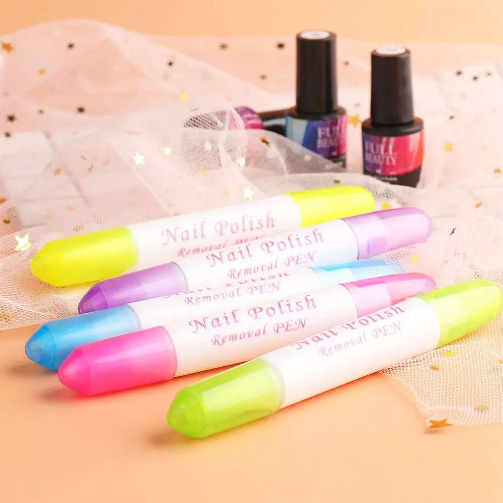1Pcs Nail Polish Cleaning Remover Brush Corrector Erase Pen Art Tools UV Gel Degreaser Manicure Accessory | Красота и здоровье
