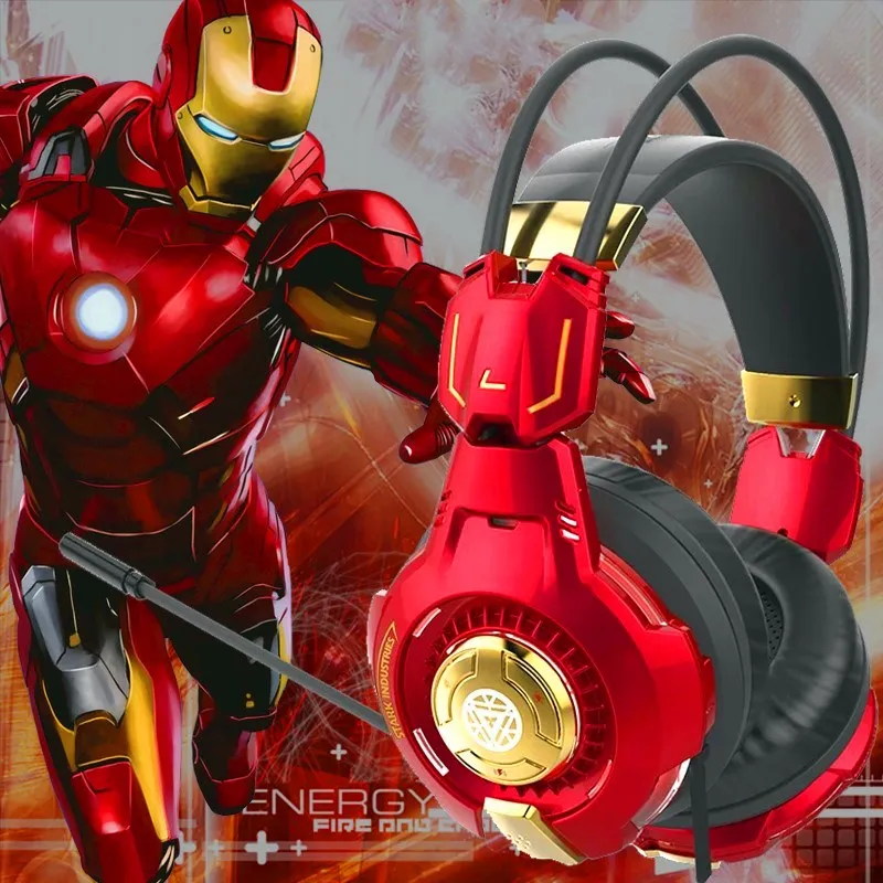 Игровая гарнитура E 3LUE EHS968 the Avenger Iron Man профессиональный вибрация проводные