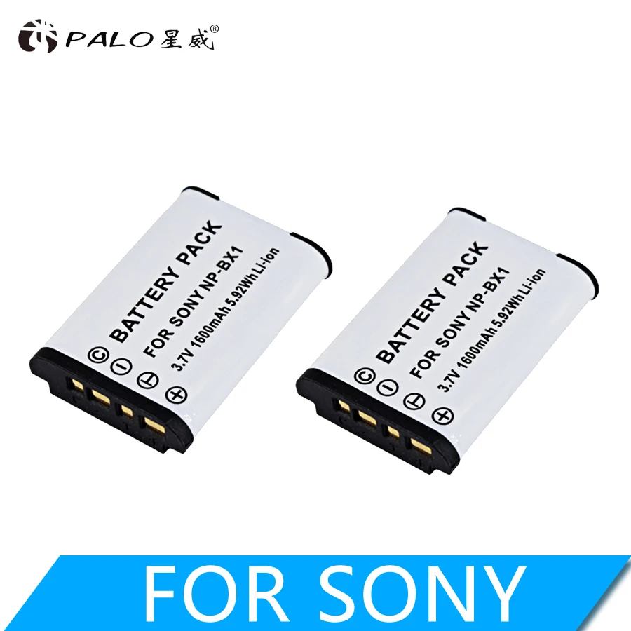 1-4 года шт. NP-BX1 NPBX1 NP BX батарея+ зарядное устройство USB слота для sony комплектующие фотоаппарата sony DSC RX1 RX100 AS100V M3 M2 HX300 HX400 HX50 HX60 GWP88 AS15 WX350 - Цвет: 2pcs