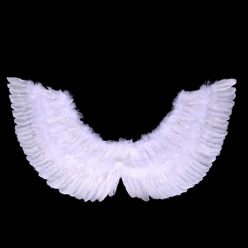 

90*45cm Adult Outfit Angel Wing Dress Up Costume Fashion Girls Feather Fairy Pretty Halloween Cosplay Party Supplies
