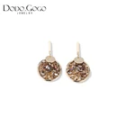 TS-ED023 тонкой 925 стерлингового серебра ювелирные украшения испанский версия медведь ювелирные серьги-гвоздики; Оптовая цена; Бесплатная доставка