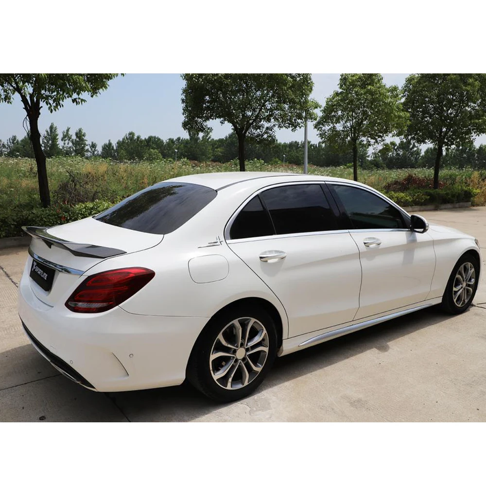 Задний спойлер для Mercedes-Benz W205 C180 C200 C250 C300 C400 C63 AMG седан 4 двери 2015-2019 крыло
