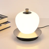 creative nordic touch touch round table lamp modern apple led desk light net celebrity apple reading touch night