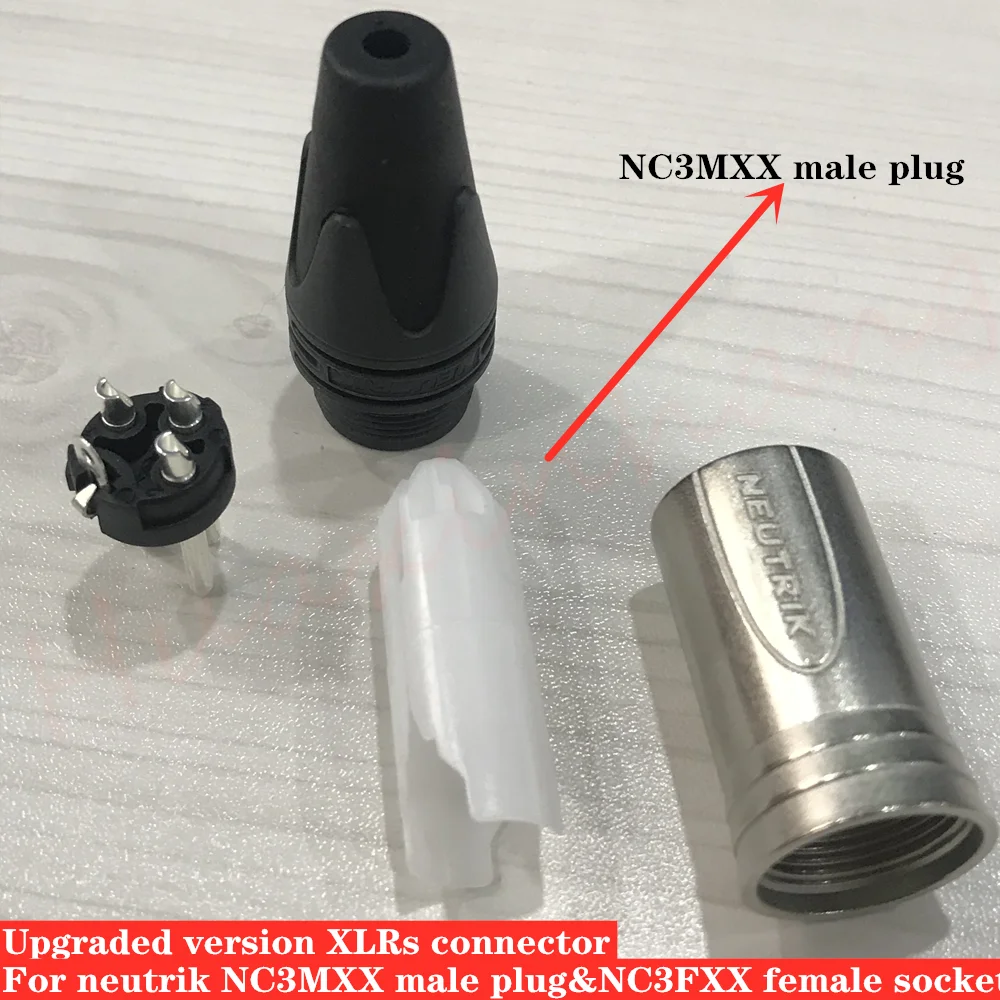 20 шт./лот 10 шт. NC3MXX и 10 шт. NC3FXX NEUTRIK мужской и женский набор 3 Pin XLR разъем обновленная версия