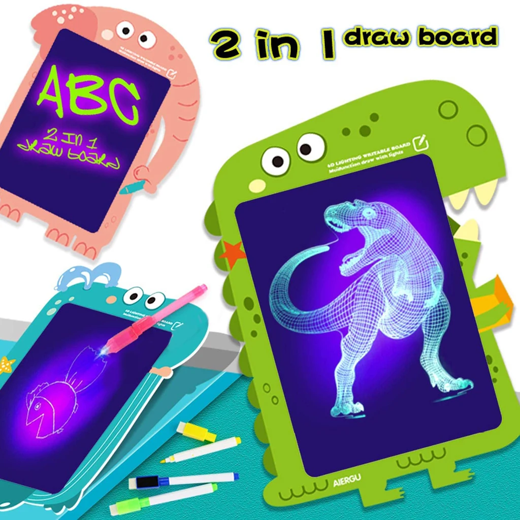 

Drawing Board Drawing Writing for Children Painting Board Educational Toy Luminous Board Portable