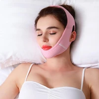 face slimming band double chin face sliming bandage v shaped breathable soft facial tighten skin lifting band for female