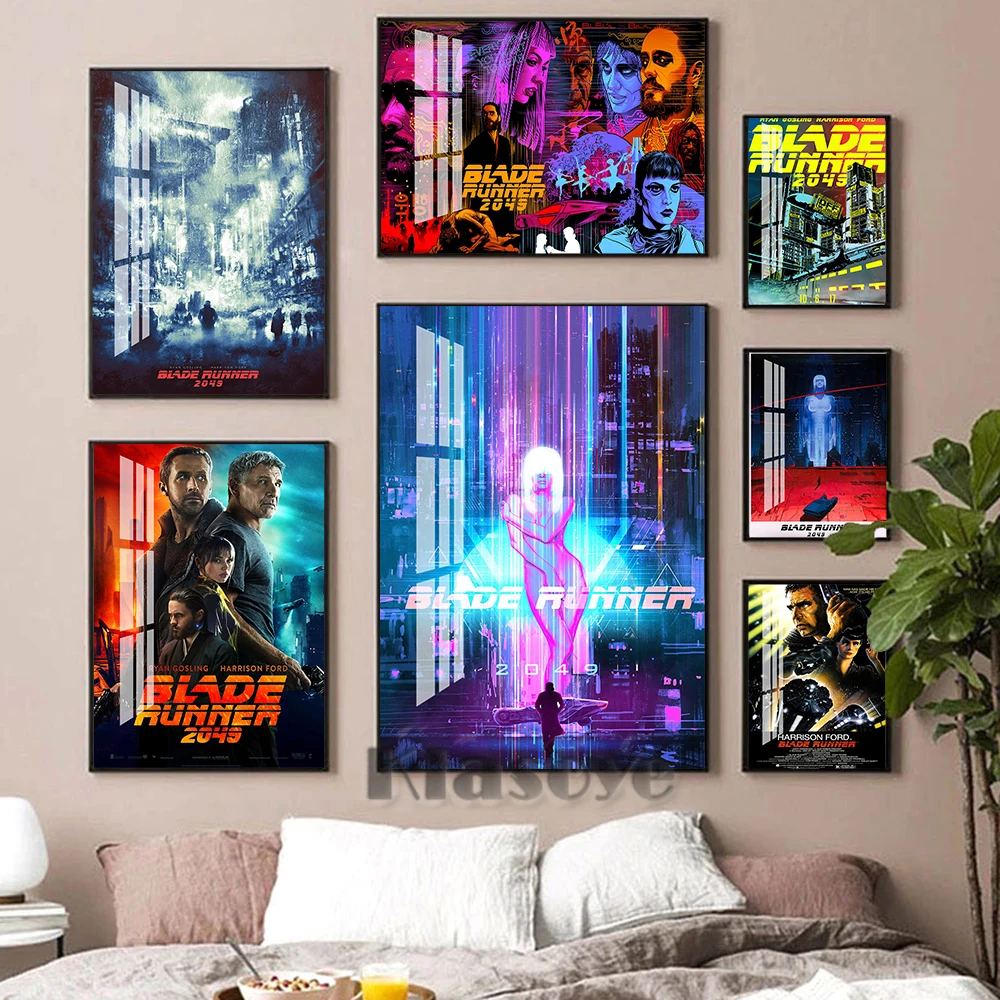 

Blade Runner 2049 Movie Poster Art Prints Modern Canvas Painting Science Fiction Wall Picture Living Room Bedroom Home Decor