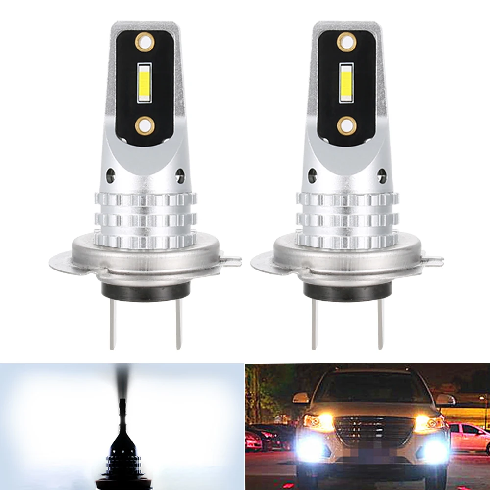 

2x Pairs Car Light H7 H8 H9 H11 9005 HB3 9006 HB4 Auto halogen lamp bulb Fog Lights 55W 100W 12V Super White Headlights Lamp Fog