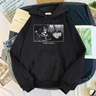 Женская толстовка с капюшоном с аниме Токийский Гуль с принтом персонажей аниме Женская Толстовка Оверсайз Повседневная мягкая толстовка с круглым вырезом топ в японском стиле харадзюкуа