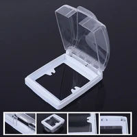 plastic switch waterproof cover box wall light socket doorbell flip cap cover for home jy