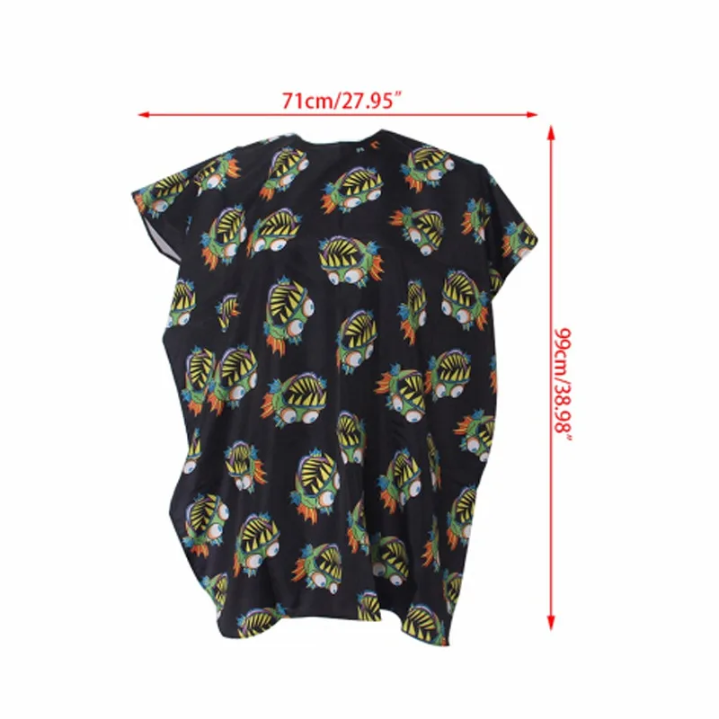 Детская накидка для парикмахера тканевая стрижки волос водонепроницаемая