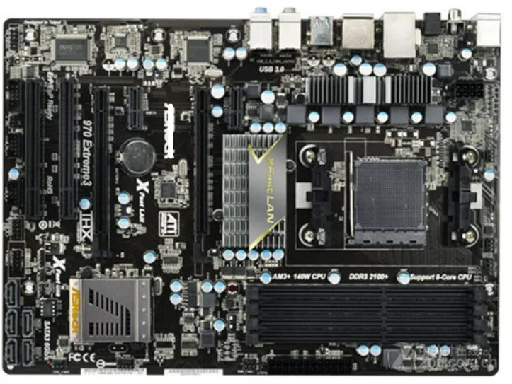 

Настольная материнская плата 970, разъем extreme me3 AM3 + DDR3 для процессоров, ПК, распродажа