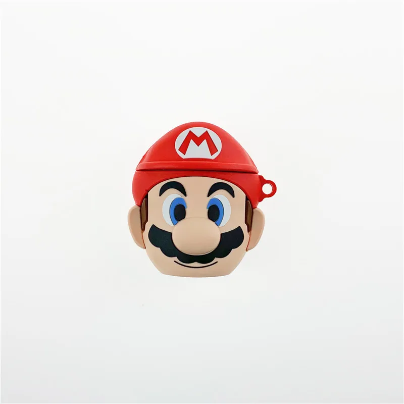 Супер Марио Bros Toad 3D Силиконовые мультфильм Coque наушники чехол для Apple Air pods 2 Bluetooth наушники для AirPods аксессуары
