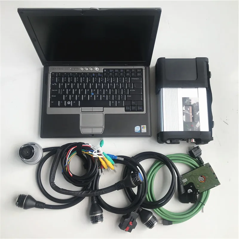 

SD Connect C5 MB Star C5 + диагностический ноутбук D630 4g ram + 2021 программное обеспечение 320G HDD MB автодиагностика C5 SD подключение WIFI сканер