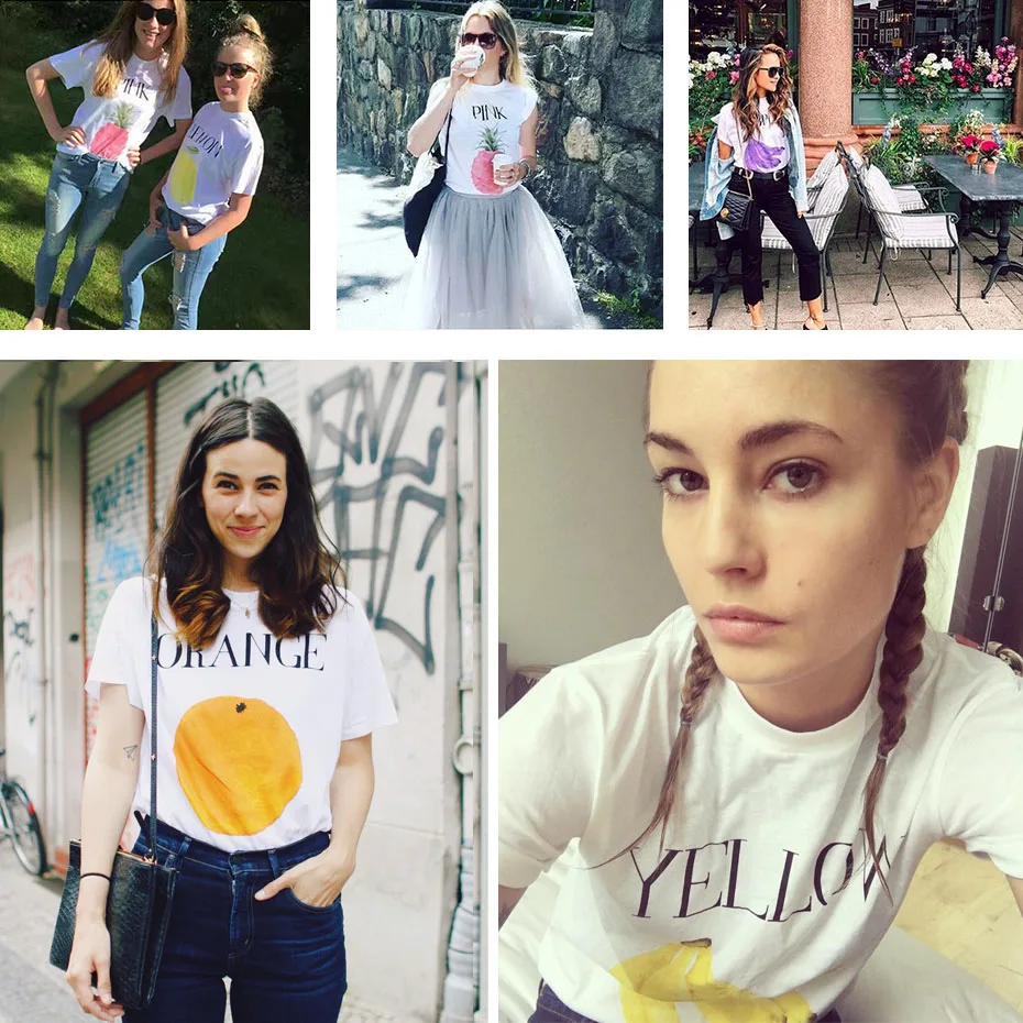 TMODA 2021 модные белые топы с принтом бананов милые футболки фруктов повседневная