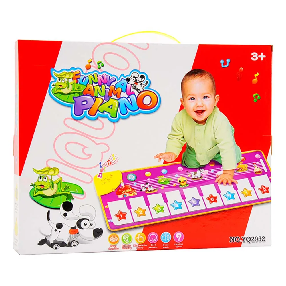 

Musical Mat Voice Blankets Kids Waterproof Music Mats Cute Piano Music Interactive Game Blanket Piano Mat Baby Puzzle Games Mats
