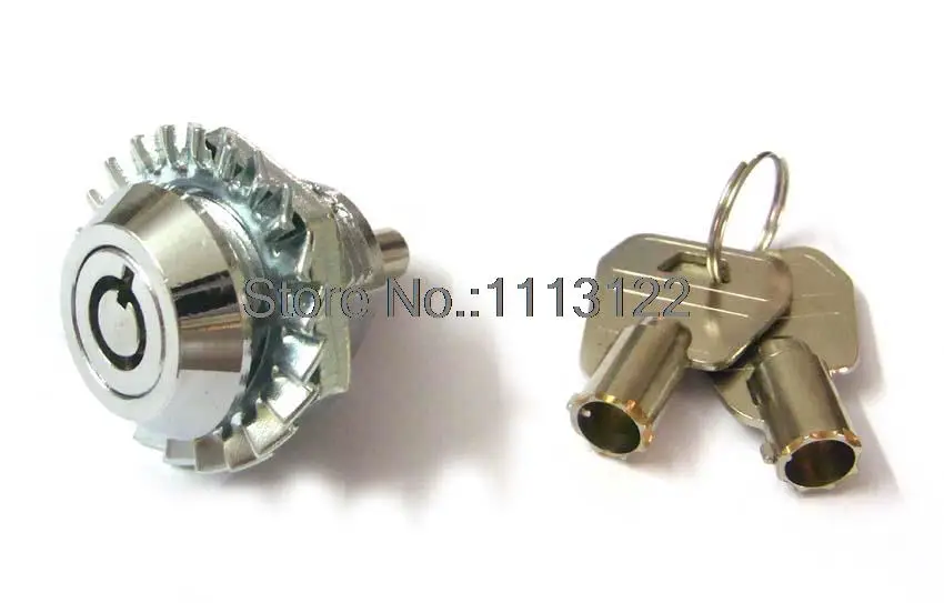 7-контактный замок для раздвижной двери трубчатый с нажимом рекламной лампы