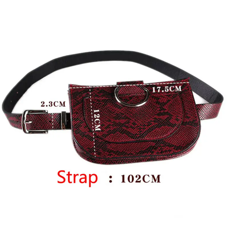 Женская поясная сумка из змеиной кожи через плечо кошелек сумка|Поясные сумки| |