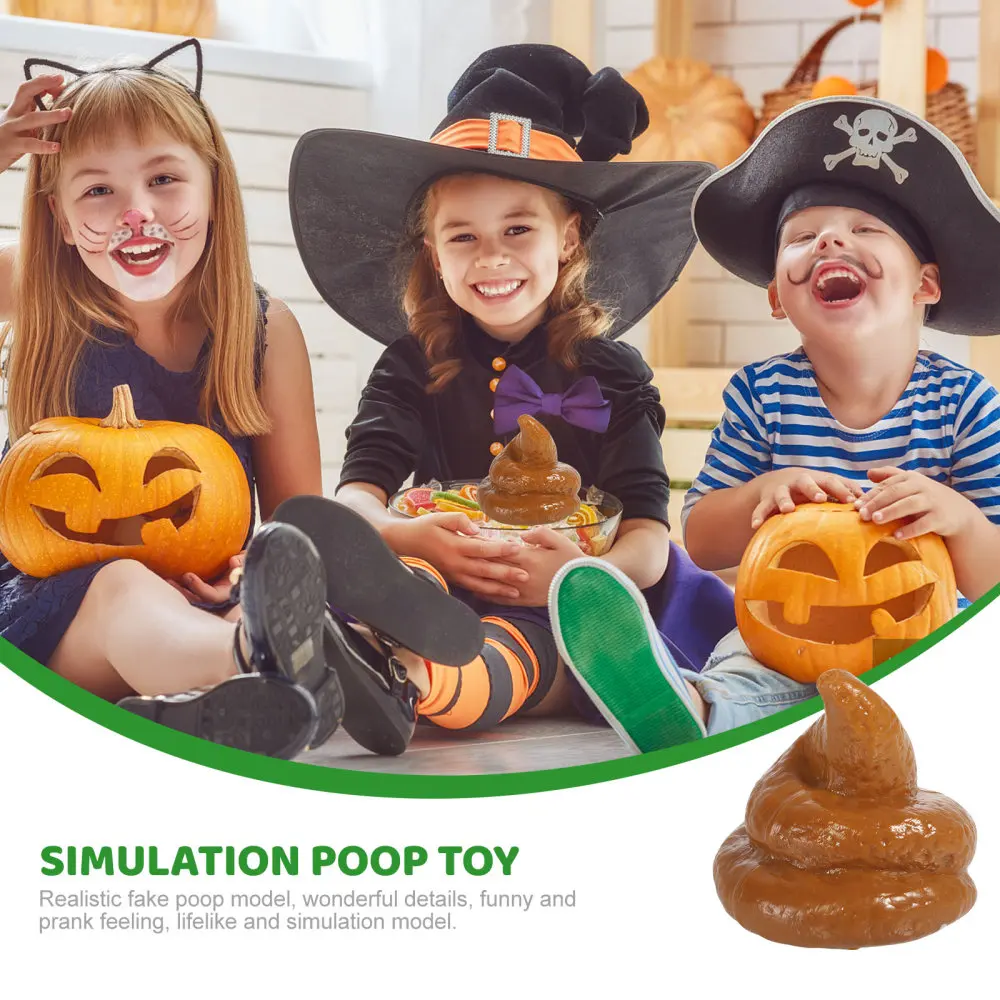 

3pcs April Fools' Day Tricky Props Simulation Stool Toys Decompression Tools