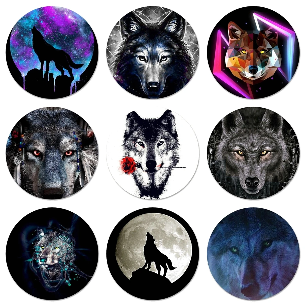 Значки с волком Stilinski значки металлические для украшения одежды и рюкзака | Дом