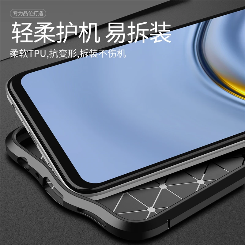 For Huawei Honor Play 5T Case Luxury Leather Soft Silicone Shockproof Bumper Back Cover Honor Play 5T Phone Case Honor Play 5T