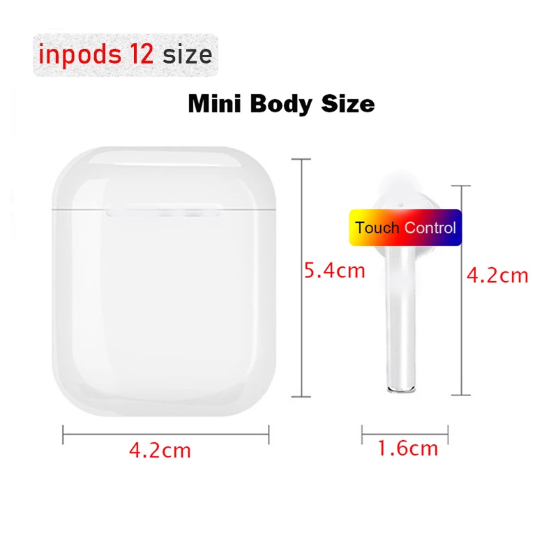 i18 i11 TWS мини беспроводные Bluetooth наушники inpods 12 i30 i10 max tws стерео наушники с зарядным устройством Mic