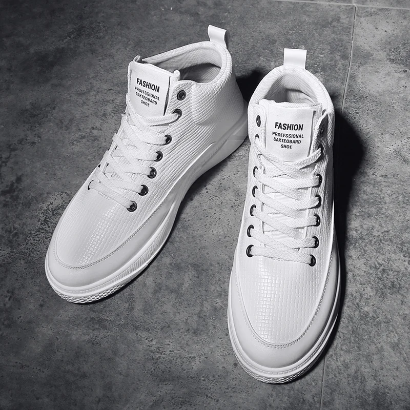 Мужские кроссовки модные высокие мужские парусиновые туфли Уличная обувь для