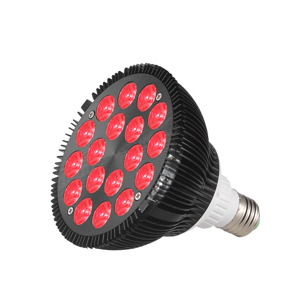 

Hydroponics Grow Light Red 630nm 660nm LED Lighting E27 Bulb Bloom Booster for Flowering Enhancement, LED Red Light Therapy
