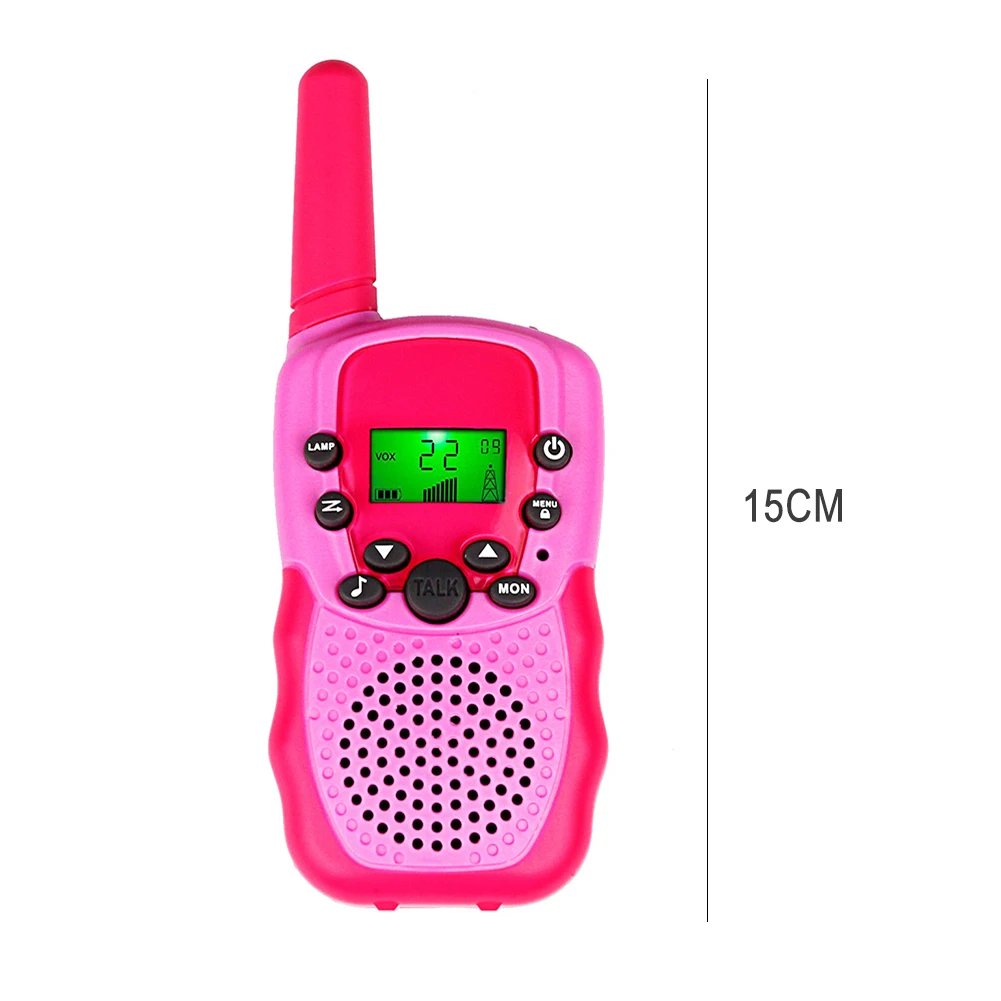 

3pcs Walkie Talkie 22 Channels 2 Way Kids Radio Toy with Backlit Flashlight with Backlit LCD Flashlight for Children Boys Girls