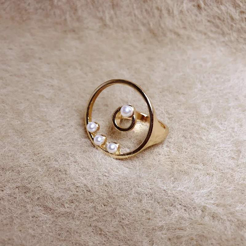 Новые дизайнерские большие кольца F.J4Z на палец модные шикарные из сплава с