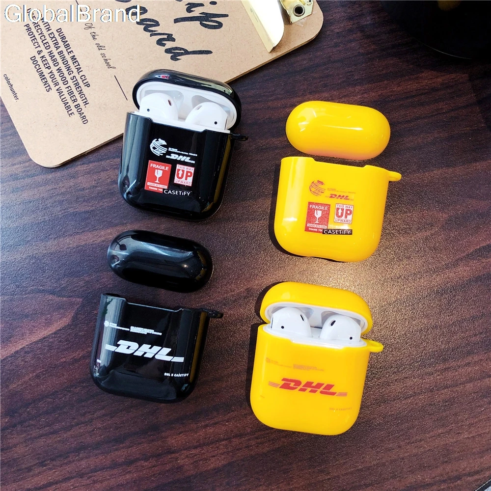 Роскошный чехол с рисунком Dhl для Airpods 1 2 беспроводная bluetooth-гарнитура мягкие