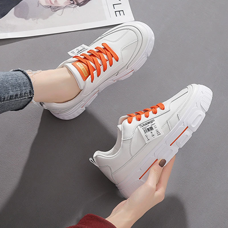 Повседневная обувь белый цвет для женщин Сезон лето-осень Обувь с дышащей сеткой