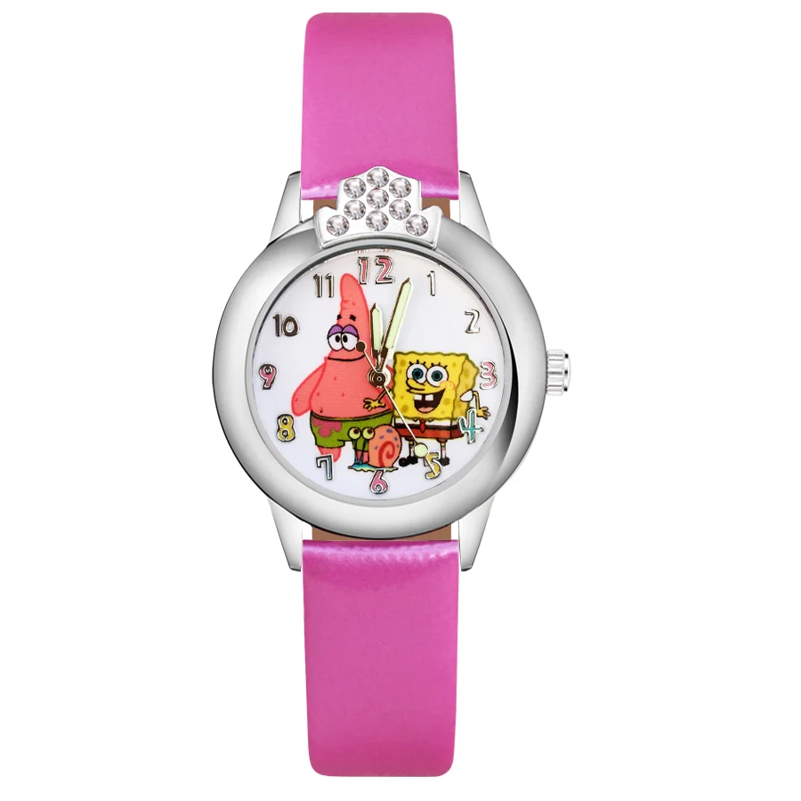 С милым мультипликационным принтом с украшением в виде кристаллов Стильная