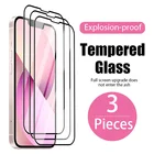 3 шт., Защитное стекло для iPhone 13 12 11 Pro Max 12 Pro XR X 13 12 Mini 7 8 6 Plus