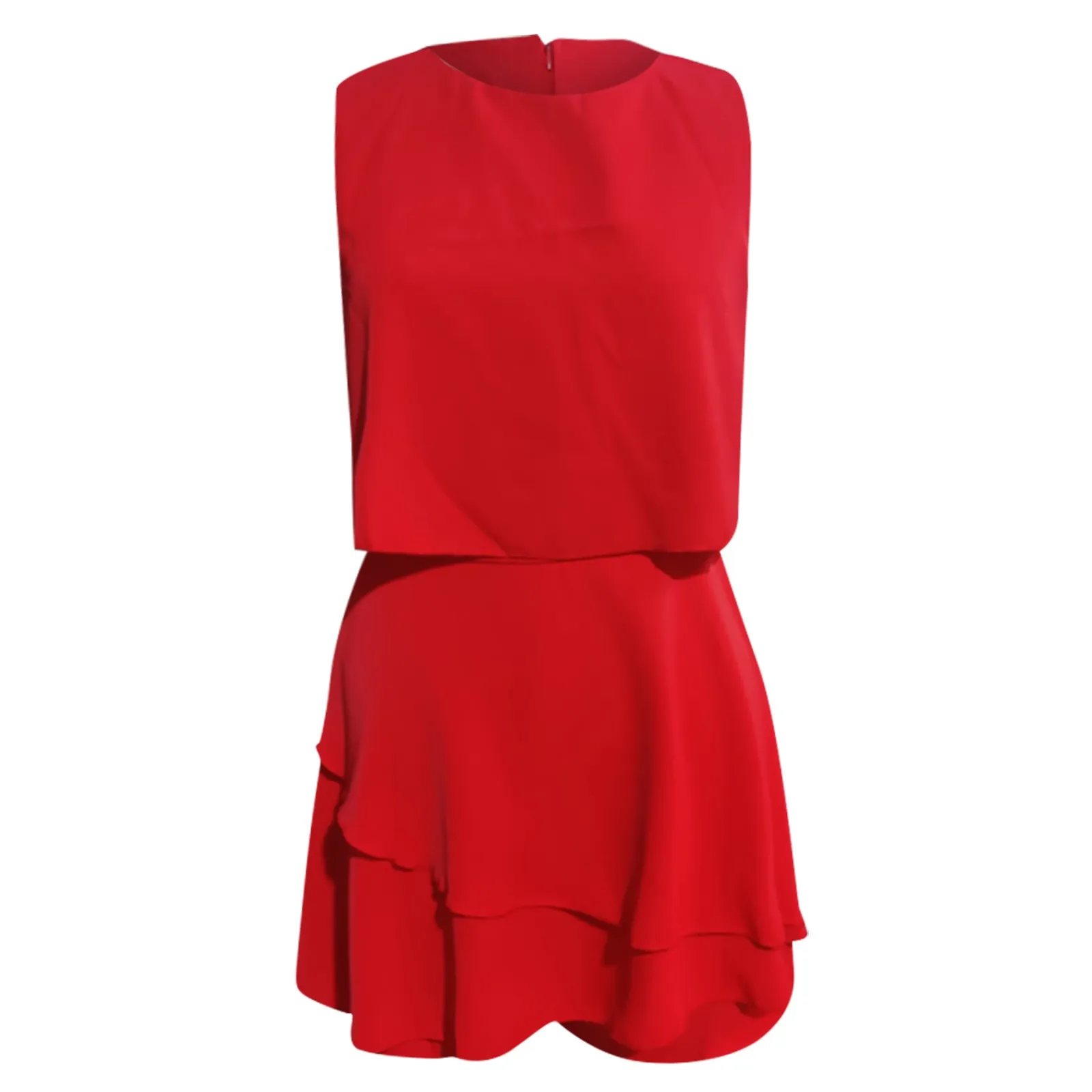 

Ladies Summer Holiday Mini Playsuit Women Beach Jumpsuit Sleeveless 2021 Summer Wide Leg Pants Sexy Club Party Rompers #23