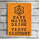 Сэкономьте воду, напитков, крутой Графический оловянный знак, постер для дома, пабов и баров, настенный художественный постер для кофе, сада, офиса, мужской пещера, клуба