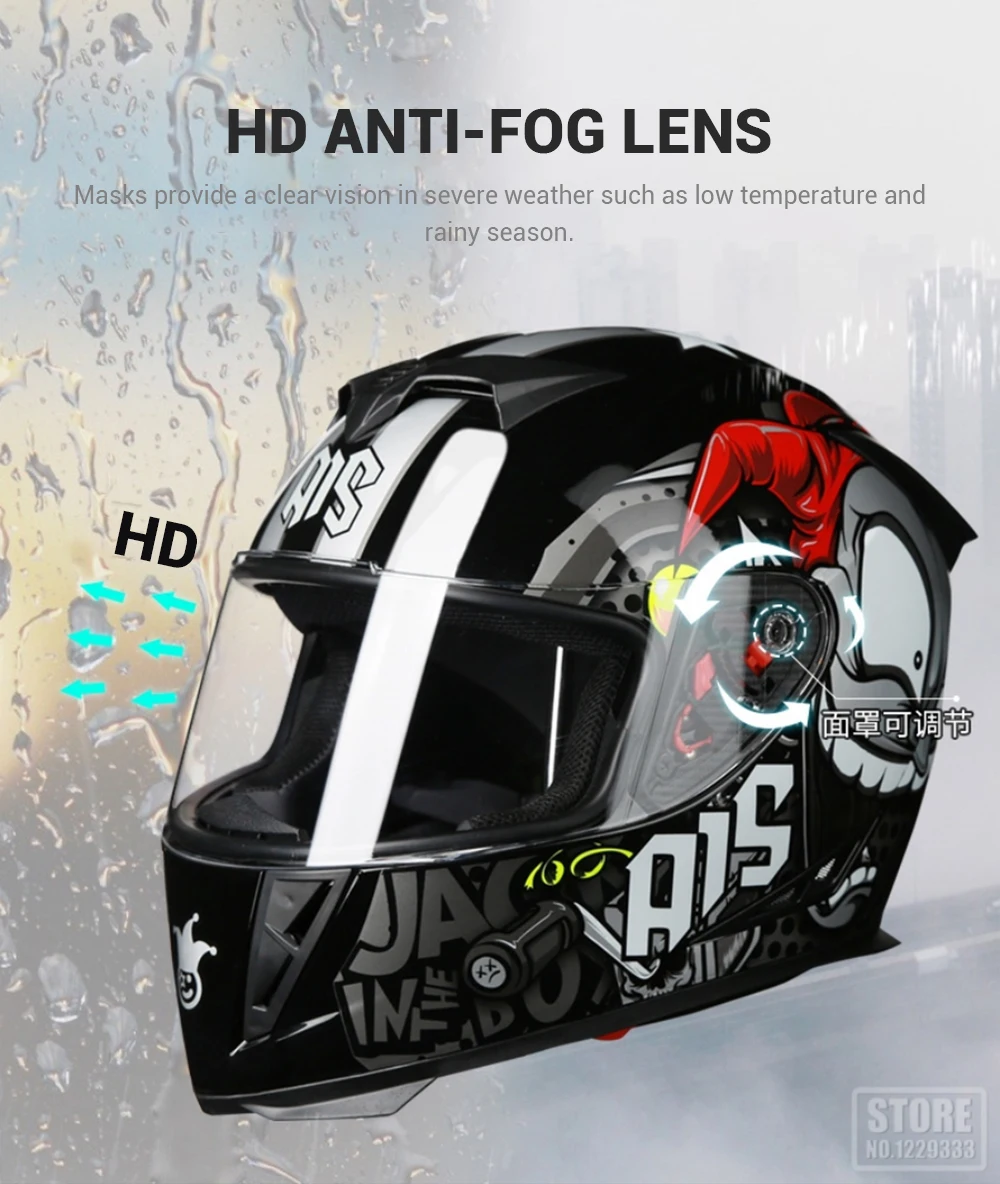 AIS мотоциклетный шлем Casco Moto с открытым лицом Moto шлем с двойным козырьком для мотокросса модульный мотоциклетный шлем
