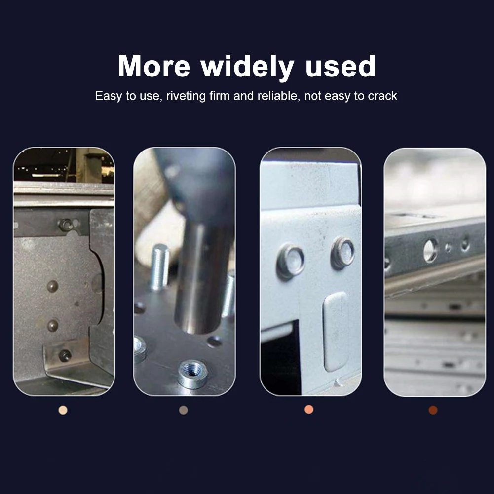 

86pcs/set Insert Heavy Duty Woodworking Pull Threaded Nut Hand Tool Manual Riveter Professional Steel Repair Double Handle
