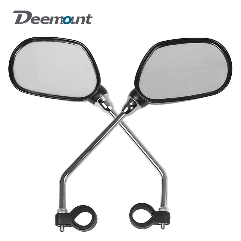 Deemount 1 paio specchietto retrovisore per bicicletta specchietto retrovisore manubrio per bici ampia gamma vista posteriore riflettore angolo specchi regolabili
