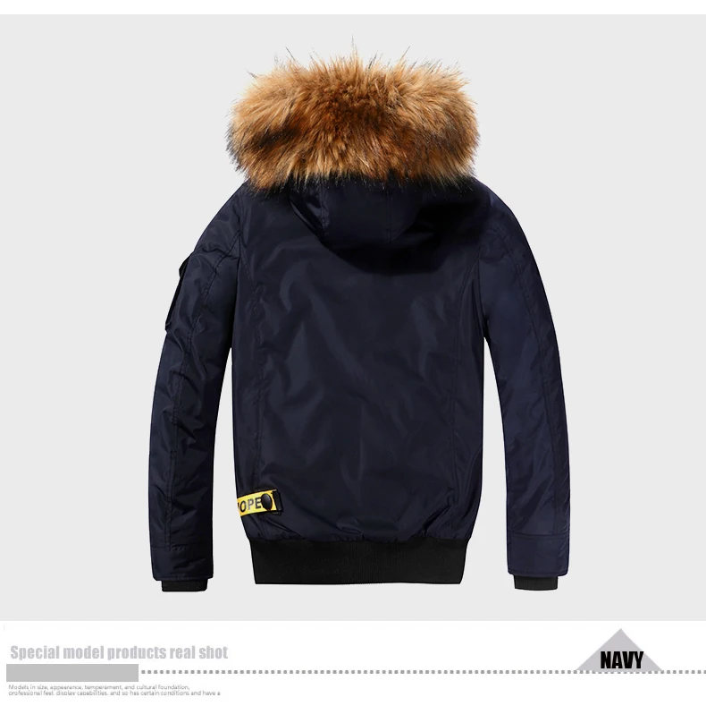 Мужское пальто зимняя куртка Мужская мода North Face уличная ветрозащитная повседневная одежда для мужчин с меховым капюшоном теплая Толстая куртка