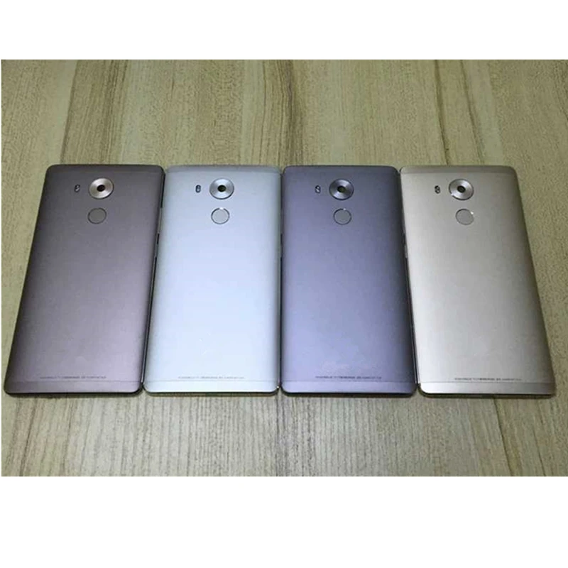 Металлический задний корпус с отпечатком пальца Senor для huawei mate 8, задняя крышка, чехол на батарейку с объективом+ Боковая кнопка