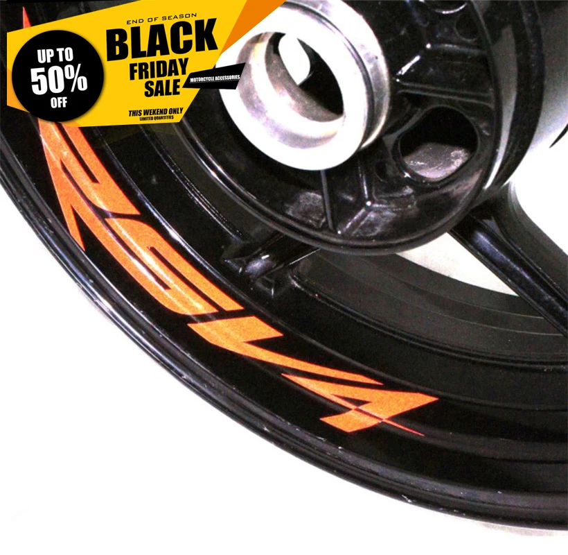 

Motorcycle wheel sticker with a reflective patch for YAMAHA NMAX 155 125 n max inner rim Decorative logo creative stripe decals