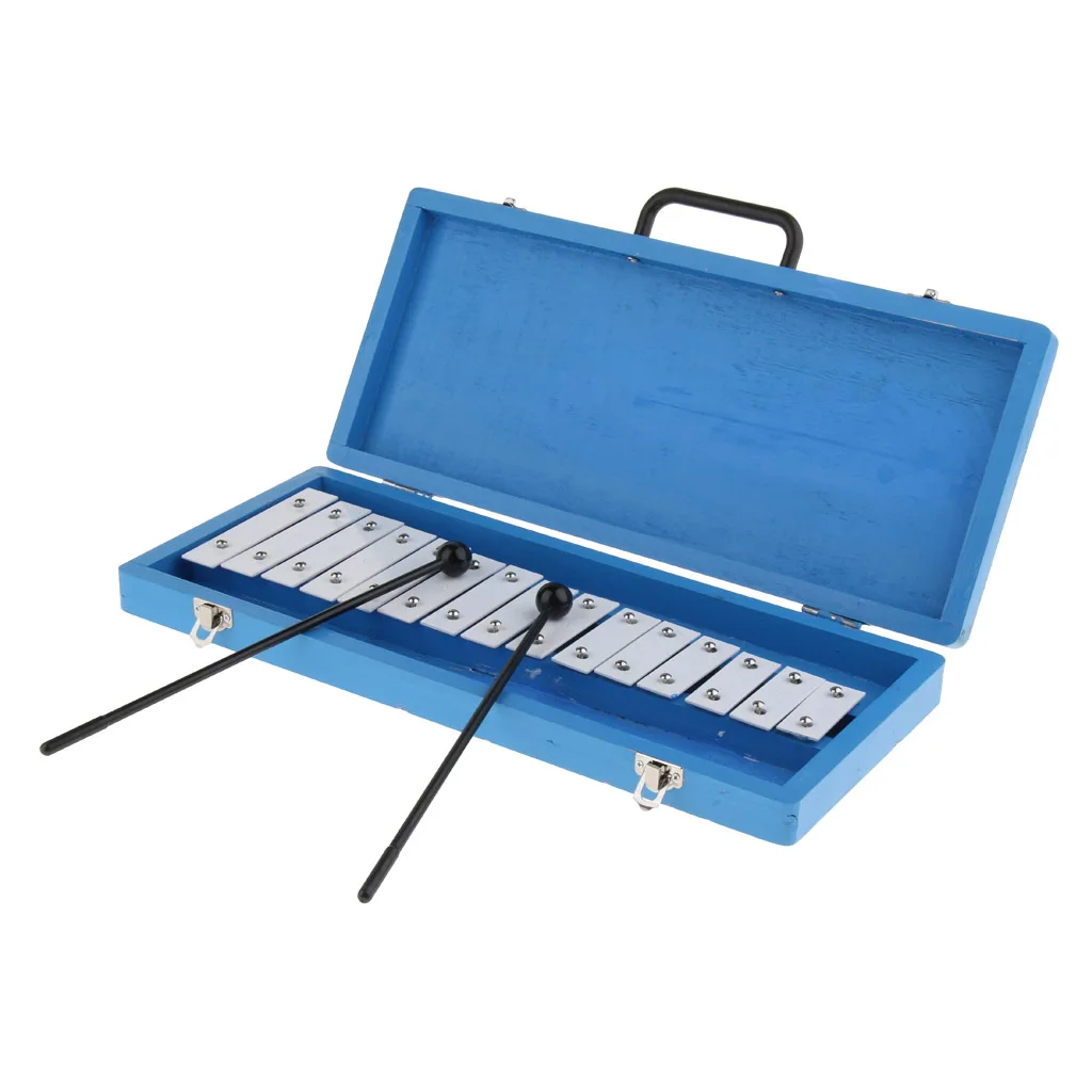 15 Note ксилофон Glockenspiel в жестком защитном чехле для детей раннего возраста