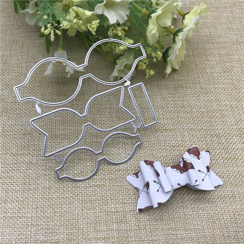 

Heart border Lace bow Metal Cutting Dies Stencils For DIY Scrapbook Paper Card Decorative Craft Embossing Die Cuts