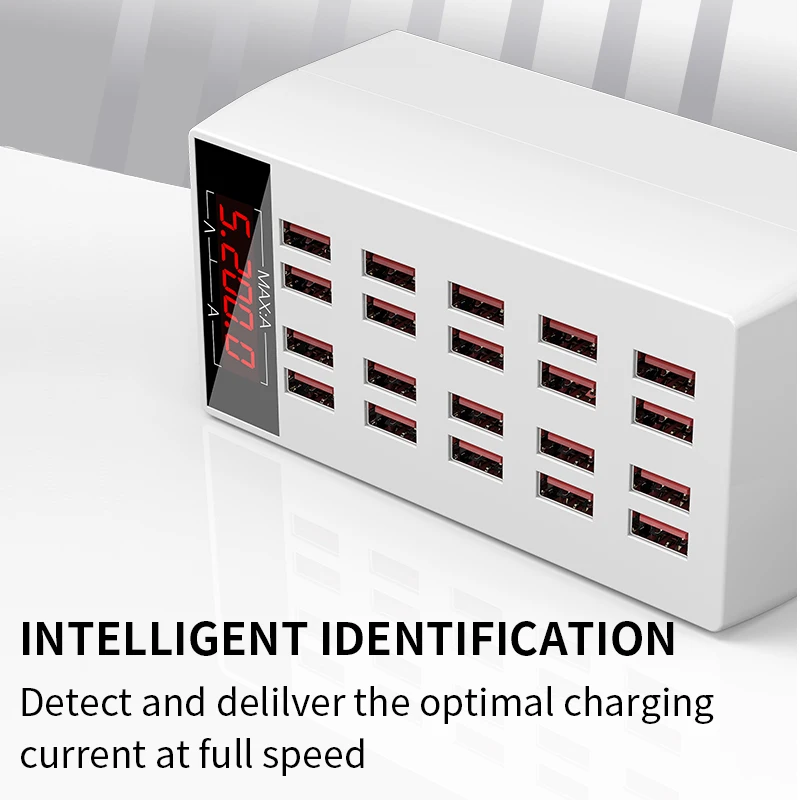 IHaitun 100 Вт Высокое 20 в 1 Мощность тире USB быстрое мульти зарядное устройство