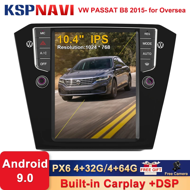 

CarPlay Car Stereo Radio Multimedia Player For Volkswagen VW Passat B8 2015- for Oversea Android 9.0 Auto GPS Autoradio