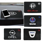 Липкий нескользящий ПВХ коврик для приборной панели автомобиля, нескользящий гелевый коврик для BMW, Audi, Peugeot, Mazda, Jeep, Honda, KIA, Mercedes, Lada, Hyundai, Dodge, VW